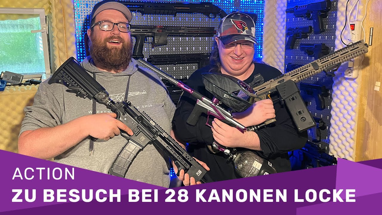 Besitzt Locke der Boss die größte Paintball Waffenkammer Deutschland?