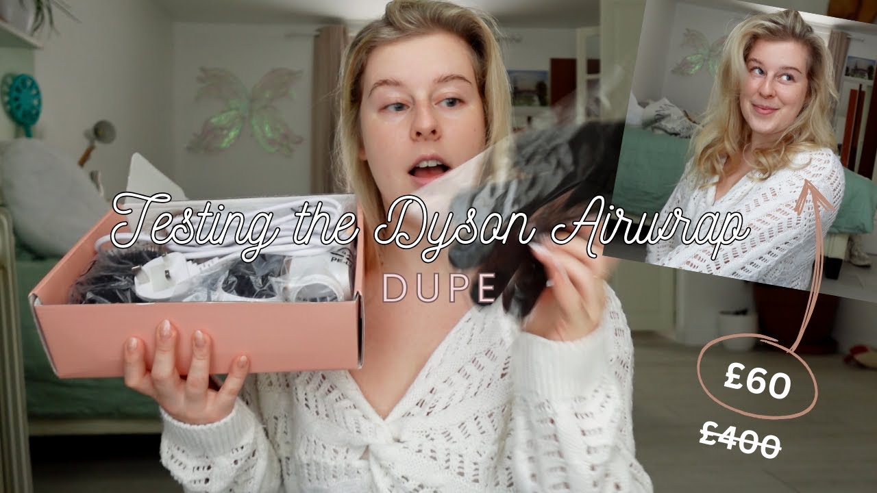 Testing Out The Dyson Airwrap DUPE! On my very thin fine hair... heat damage?