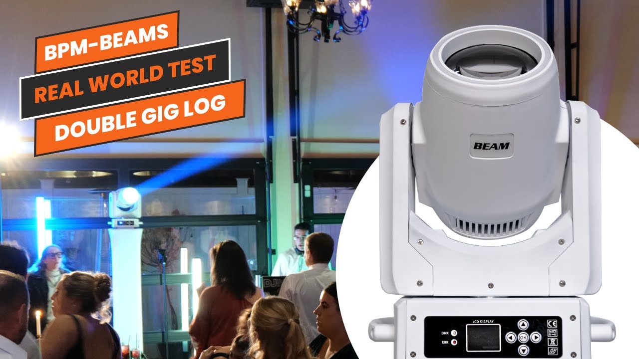 Using the BPM-Beams at a SCHOOL DANCE and a WEDDING | Pre-Programmed Sound Switch Diamond File Demo