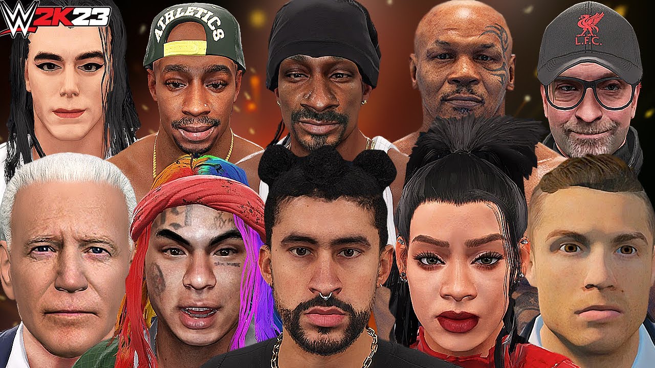 30 Celebrity Royal Rumble Match in WWE 2K23