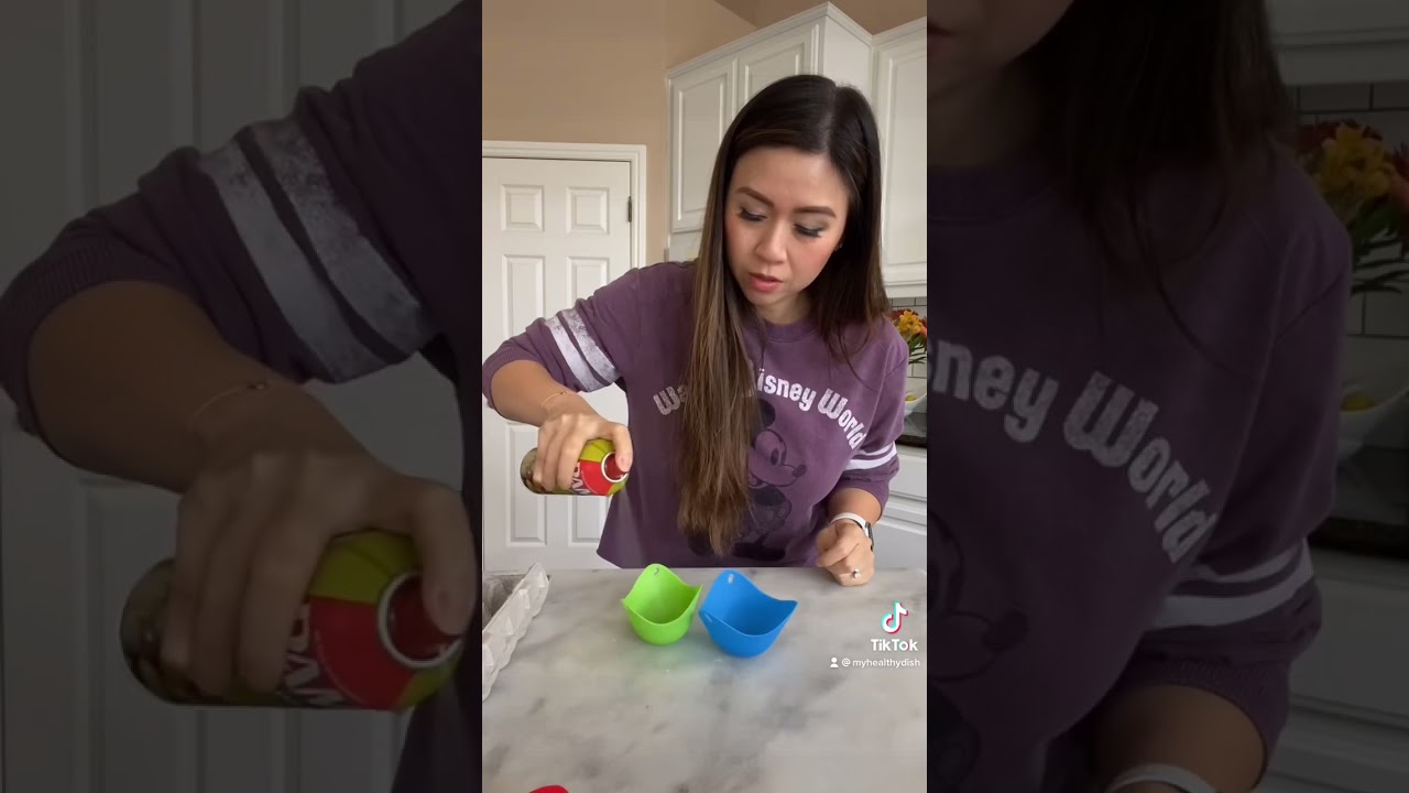 Testing out silicone egg cups to poach the perfect egg | MyHealthyDish