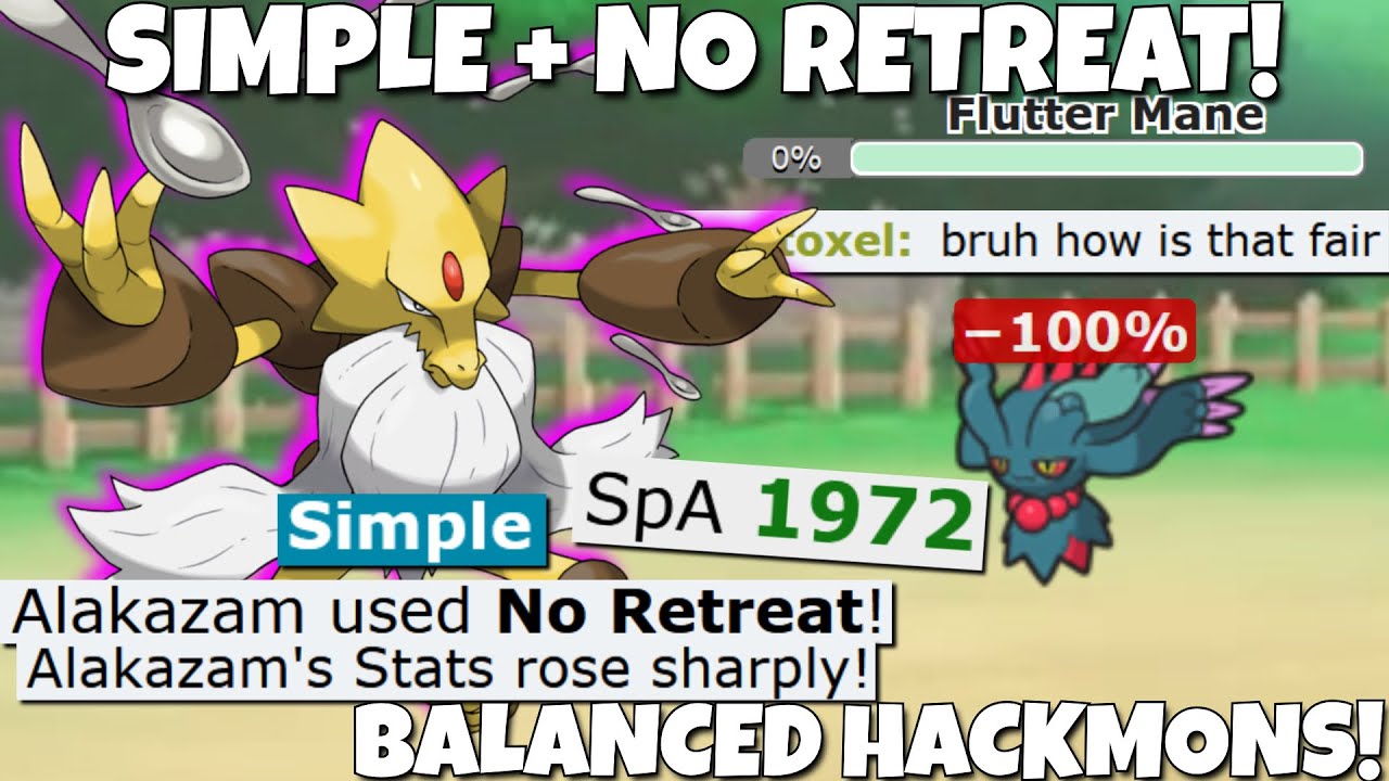 SIMPLE + NO RETREAT MEGA ALAKAZAM IS BROKEN IN BALANCED HACKMONS! POKEMON SCARLET AND VIOLET