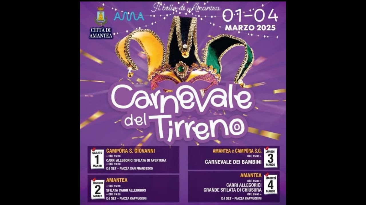 Carnevale di Amantea e Campora San Giovanni 2025 - A spasso con Liberi.tv
