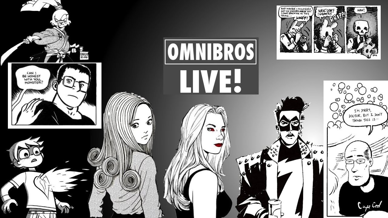 OmniBros LIVE! 6/14/18 - Black and White Comics!