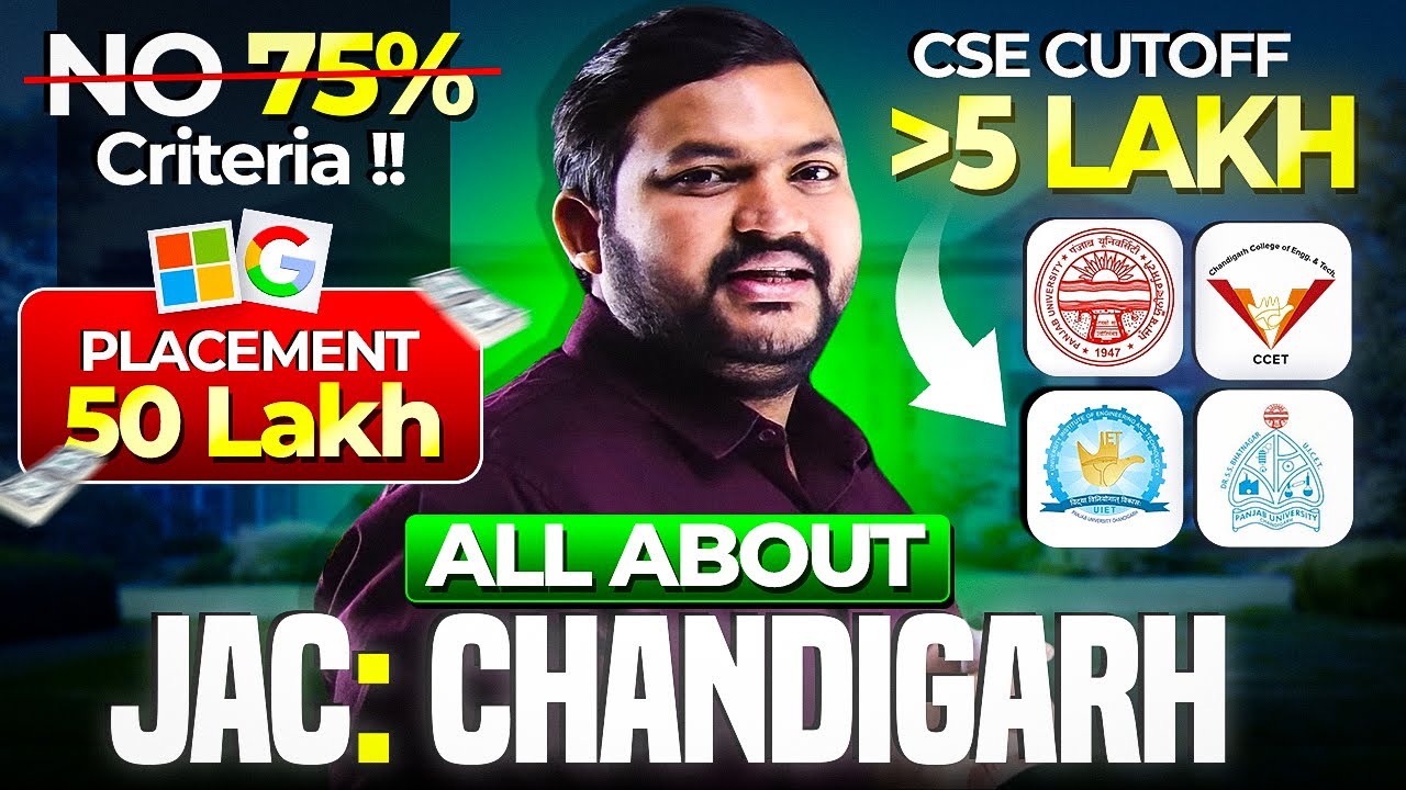 College Above 2 Lakh General Category | All about JAC Chandigarh 2025 | Rank | Process | OR CR