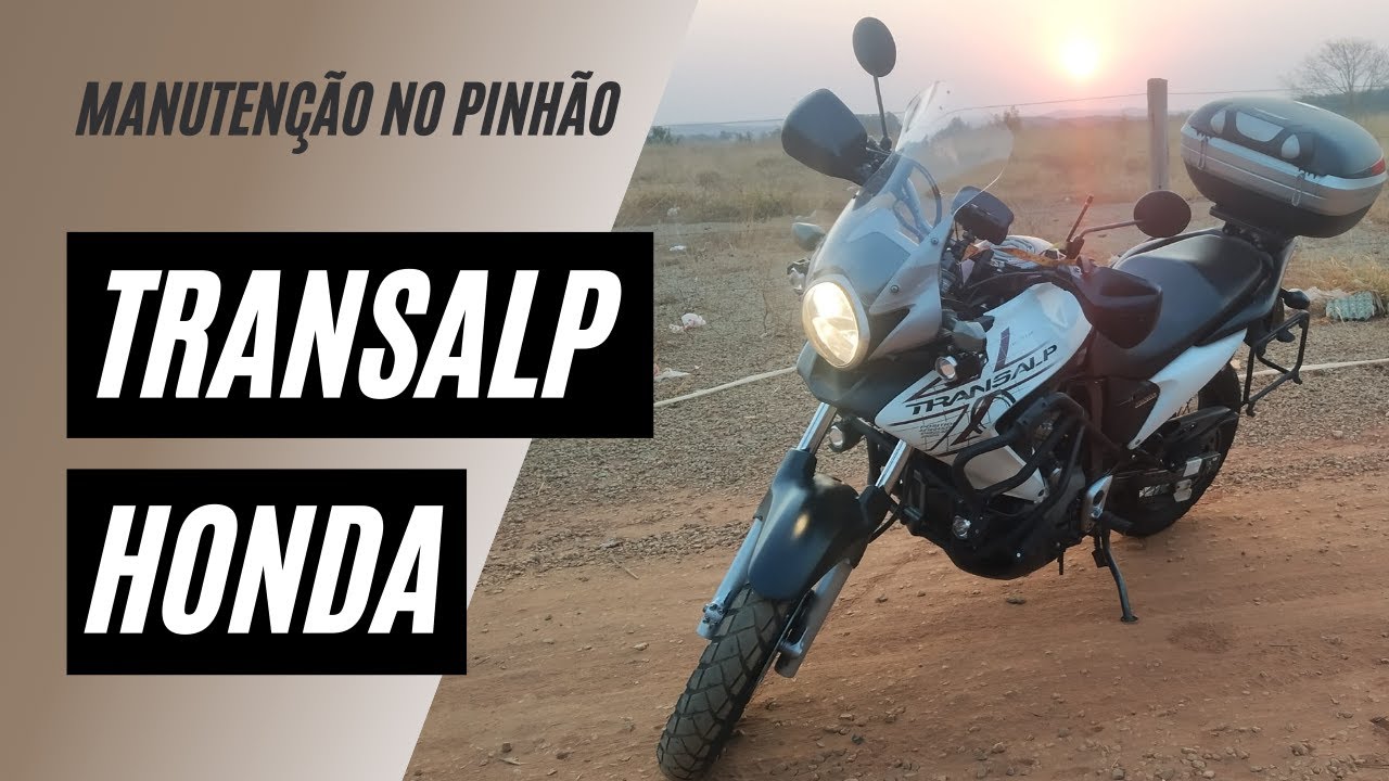 MANUTENÇÃO NO PINHÃO DA HONDA TRANSALP