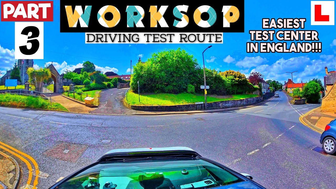 WORKSOP DRIVING TEST ROUTE EP3 02JUNE2025 11:07AM #drivingtestvideo #drivingexam #ojkenny