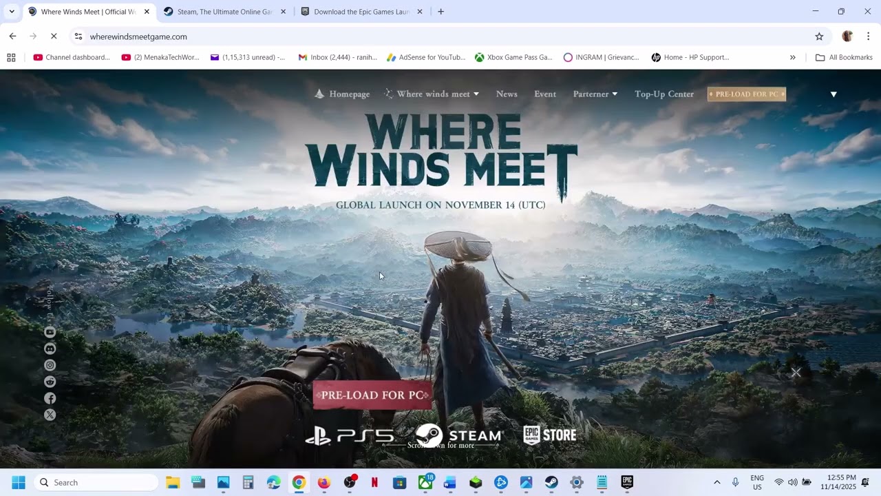 Как скачать/установить Where Winds Meet на ПК