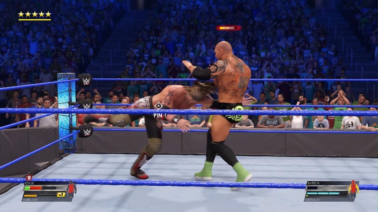 WWE 2K22: PS5 ONLINE GAMEPLAY HD [Edge vs Batista]
