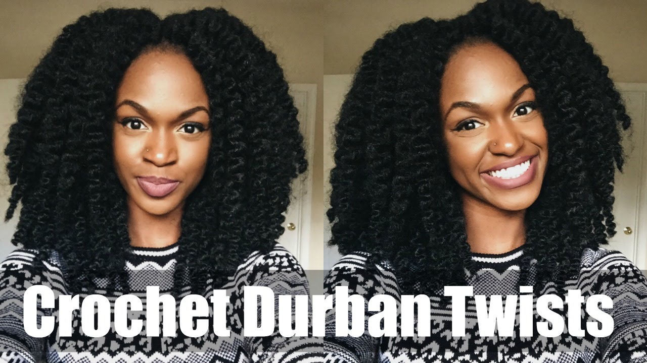 Crochet Braids in under an Hour! Durban Twists Tutorial