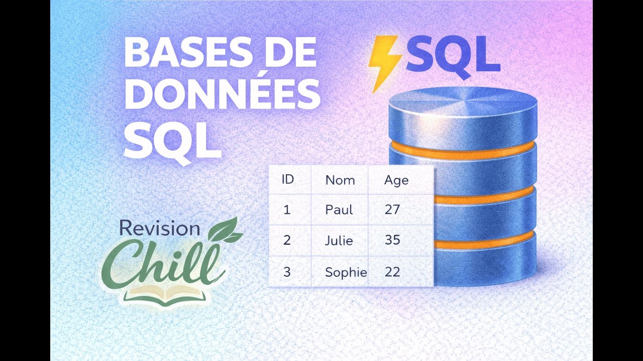 Révision Chill : Les Bases de Données Sql NSI Terminale