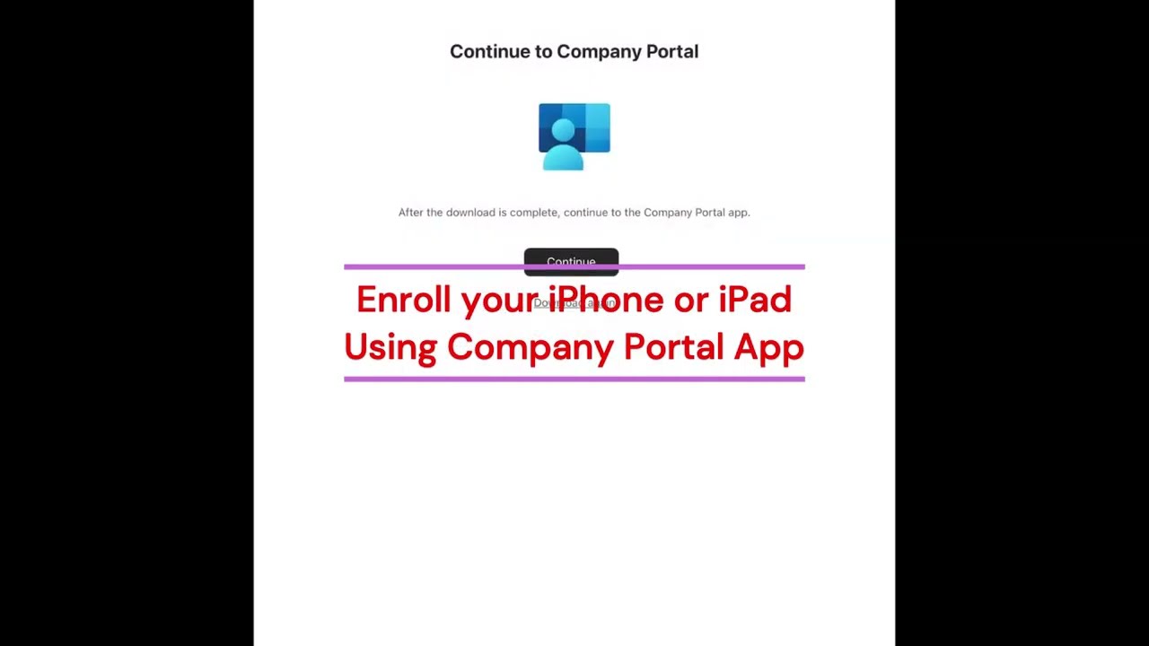 How to Enroll Your iPhone or iPad in Microsoft Intune Using Company Portal (Step by Step)