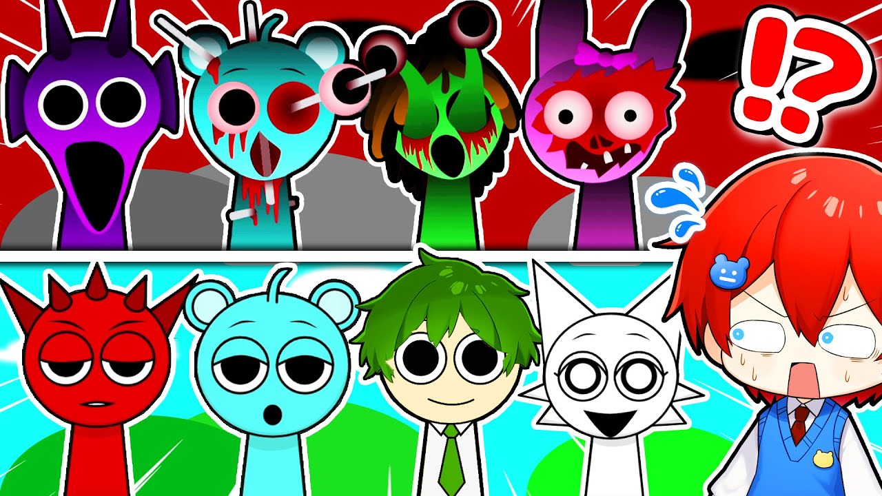 【恐怖💀】カラフルで可愛い生き物がどんどんおかしくなっていくホラーゲームが怖すぎた...😱🎵【スプランキー・SPRUNKI】よろずや🍭