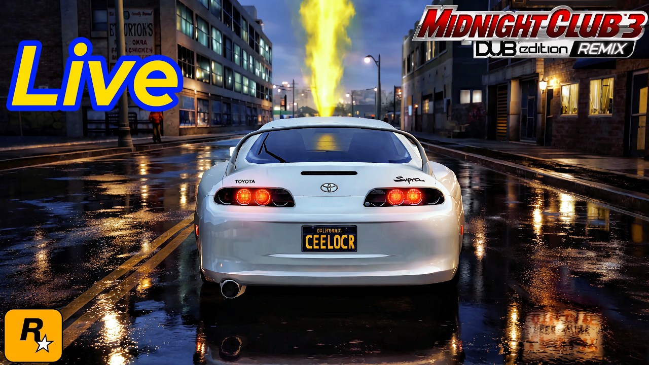 MAIS UMA LIVE COM RAGE NO MIDNIGHT CLUB 3 !!! #3 - TOP MELHORES JOGOS DE CORRIDAS