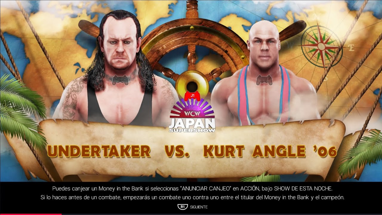 WWE 2k19 Kurt Angle vs Undertaker 
