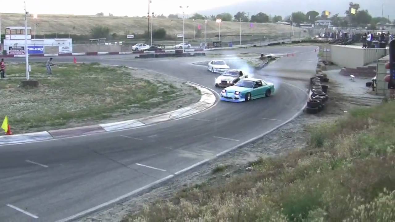 Riverside drifting: Adams racetrack IN HD!!