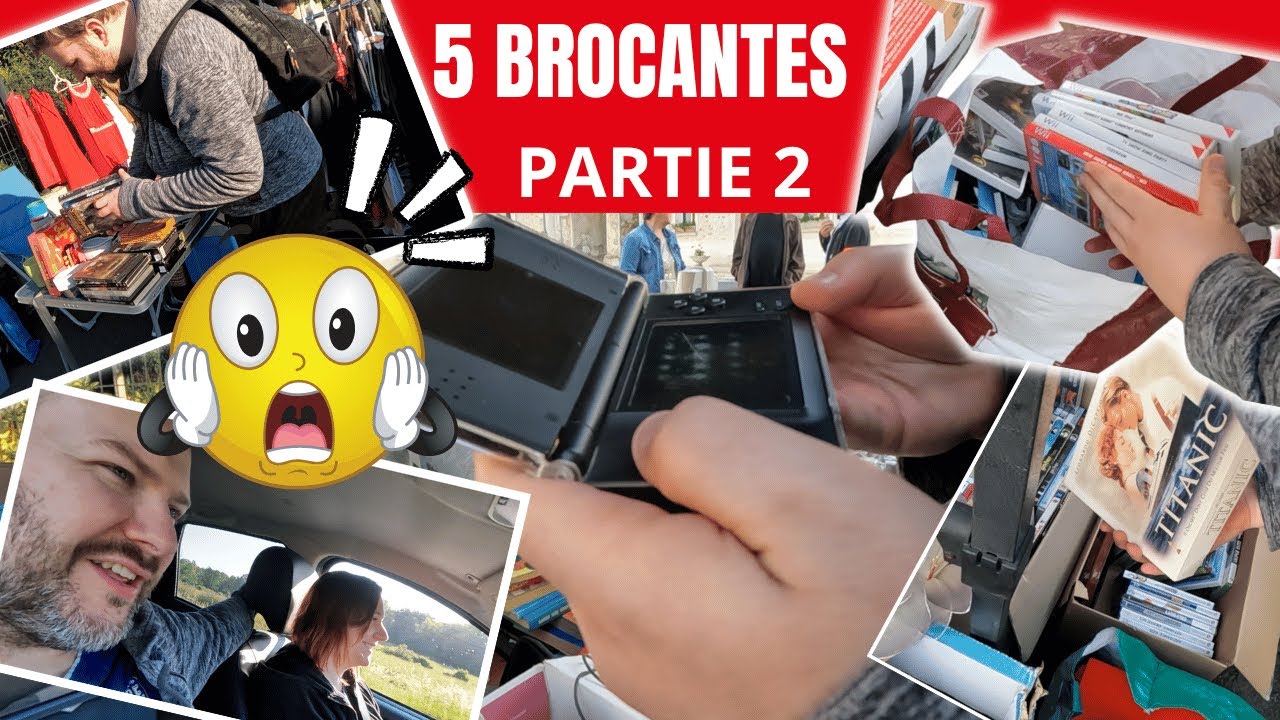 JEUX VIDÉO et CONSOLES matinée 5 BROCANTES partie 2
