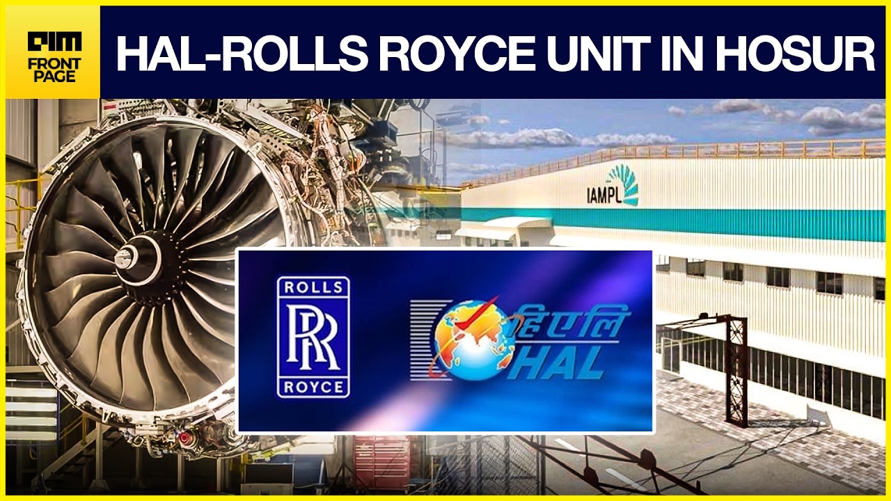 BREAKING: HAL & Rolls-Royce's 12-Acre Hosur Hub Targets 10X Growth in India's Jet Engine Exports