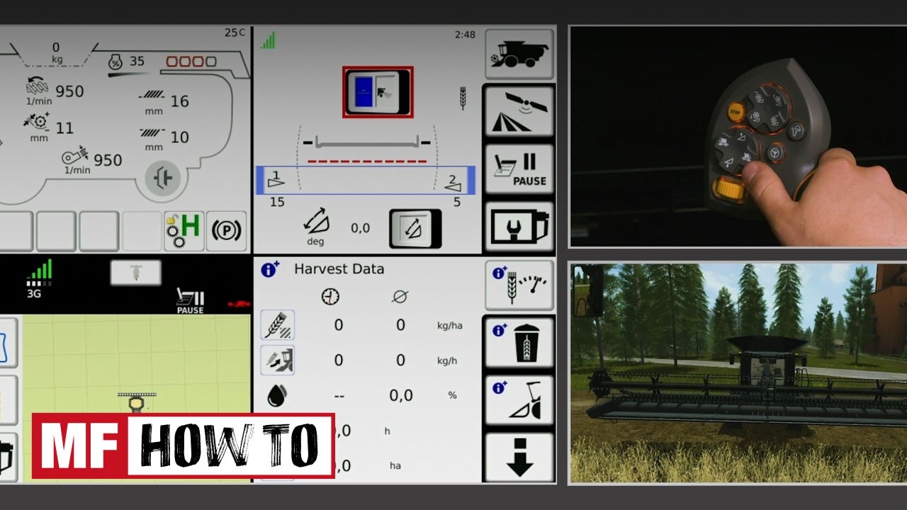 USE | IDEAL COMBINE TERMINAL - AUTOMATIC HEADER HEIGHT SETTINGS