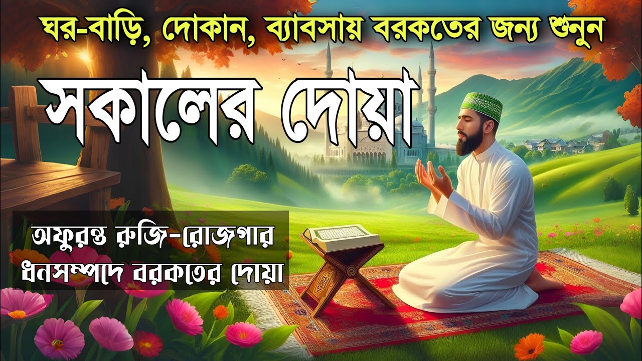সকালটা শুরু হোক হৃদয় শীতল করা বরকতময় আয়াত দিয়ে। সকালের দোয়া ও জিকির । Morning Dua Full by Alaa Aqel