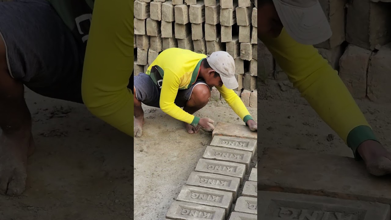 UNUSUAL❤️👌BRICKS MAKING SKILLS #claycraft  #claybrick  #clay #brick