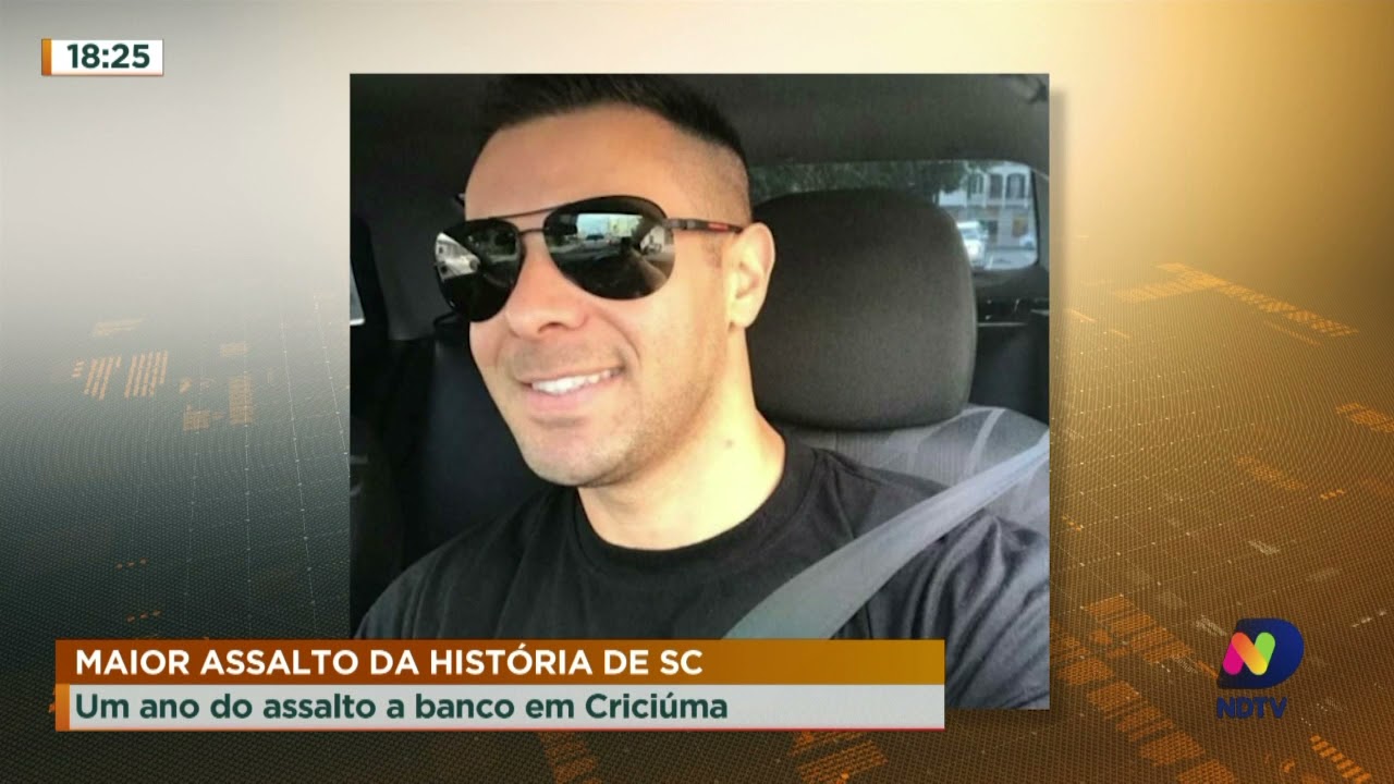Um ano do assalto a banco em Criciúma