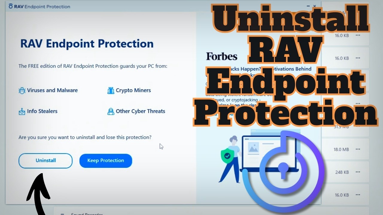 How To Uninstall RAV Endpoint Protection in Windows 11/10 | Remove Antivirus Easily