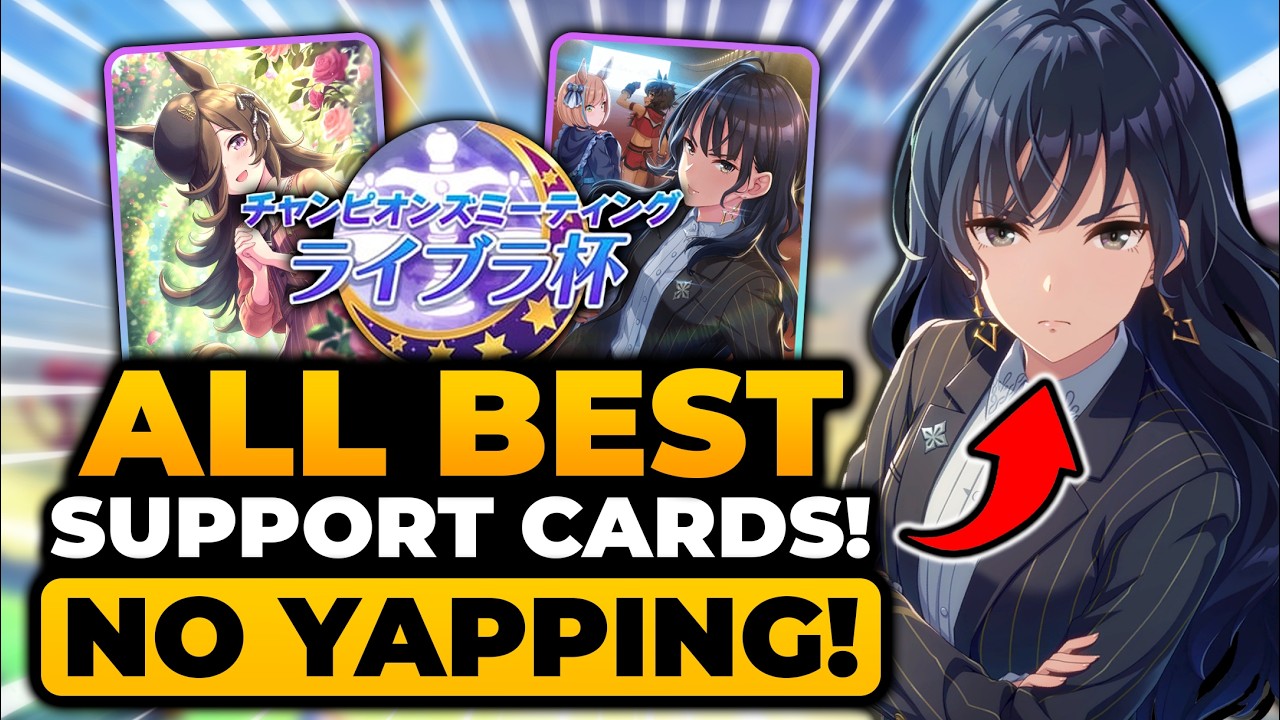 UMA MUSUME ALL BEST SUPPORT CARDS FOR LIBRA CUP | Libra Cup Umamusume, Uma Musume Libra Cup