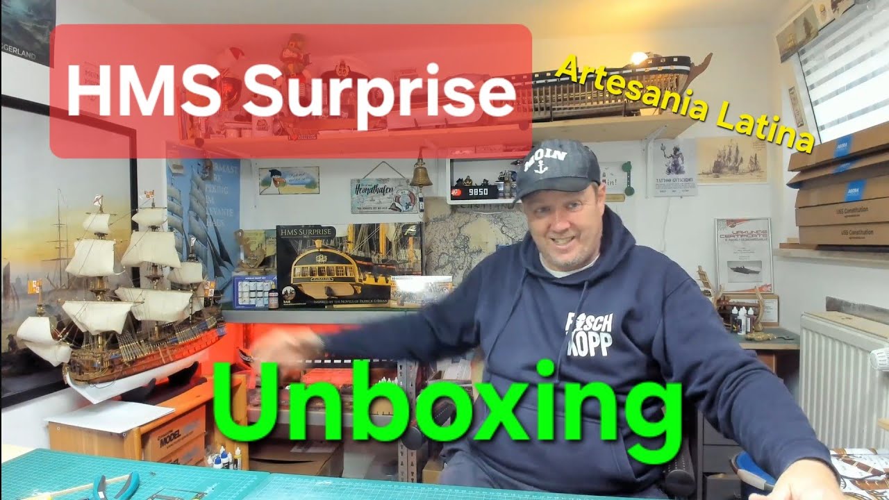 HMS Surprise Artesania Latina Unboxing
