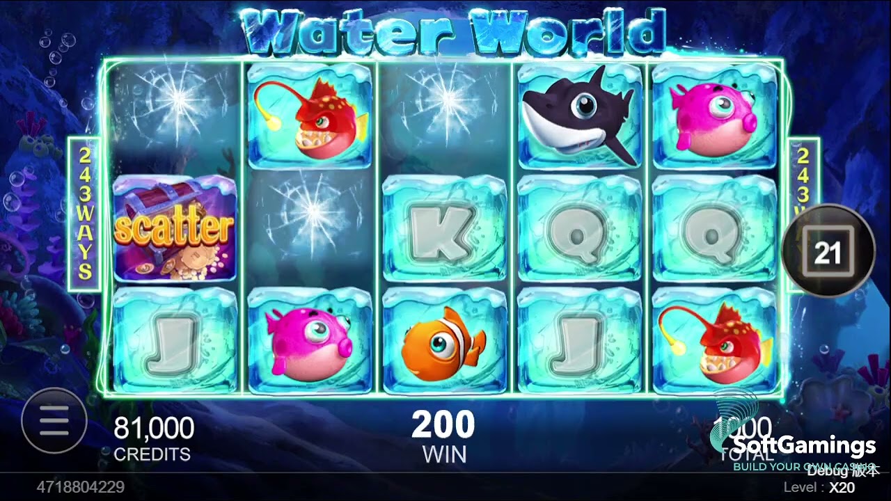 CQ9 - Water World - Gameplay Demo