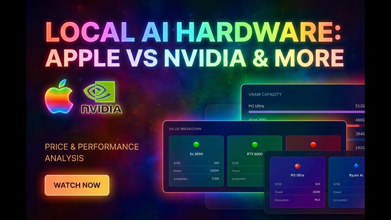 Local LLMs Hardware - Apple vs Nvidia