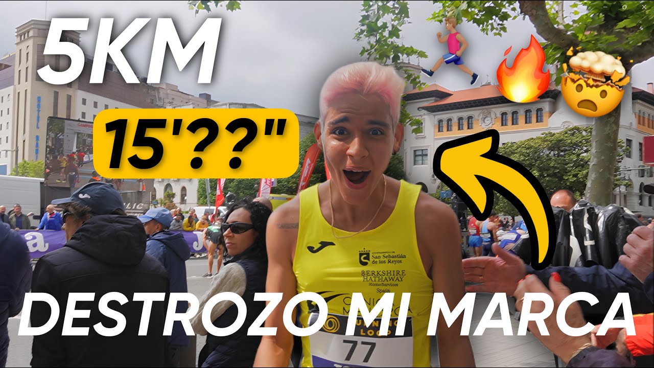 CAMPEONATO de ESPAÑA de 5KM⚡️🇪🇸(CORRO SIN RELOJ😱)