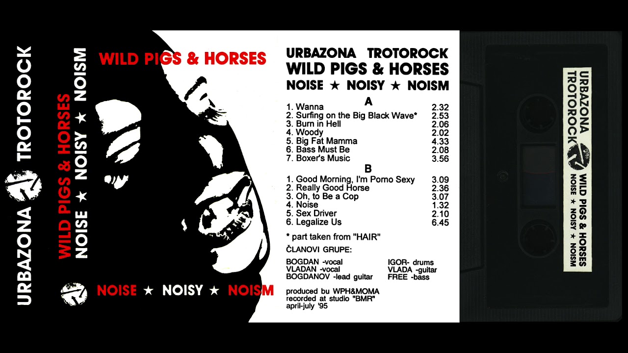 WILD PIGS AND HORSES “Noise * Noisy * Noism” (serbian alter/avant noise rock, full album, 1995)