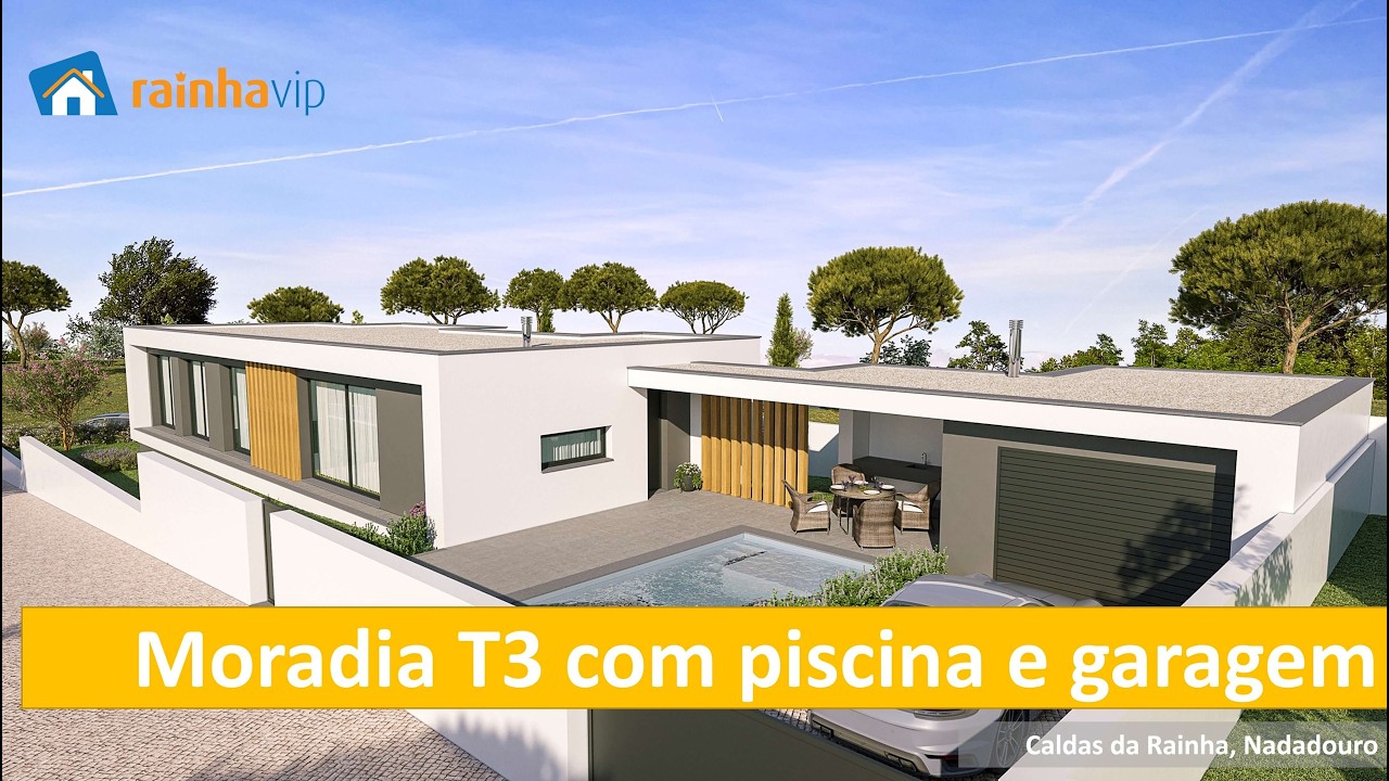 cada moradia 485.000EUR | Moradias T3 com piscina e garagem - Nadadouro, Caldas da Rainha