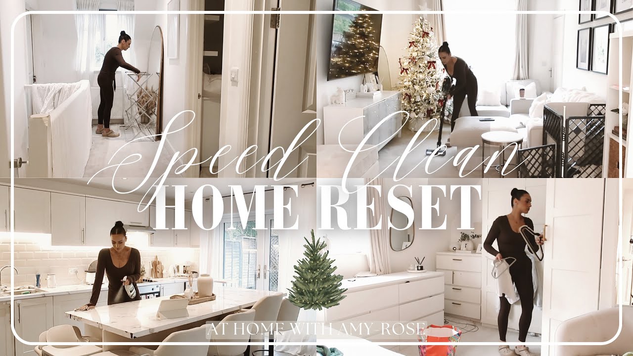CHRISTMAS HOME RESET | Festive Clean & Big SHEIN Winter Haul