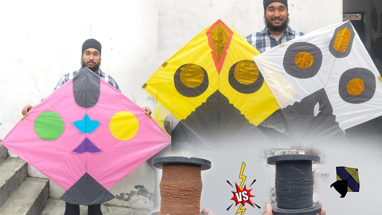 Testing mono fill gold vs black Panther | Big kites flying 🪁 •••