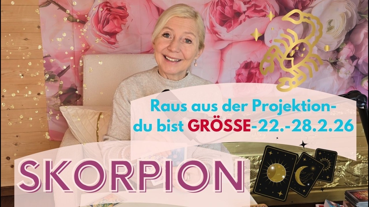 SKORPION - Das führt dich in deine GRÖSSE😇❤️‍🔥🌈💫 22.-28.02.26