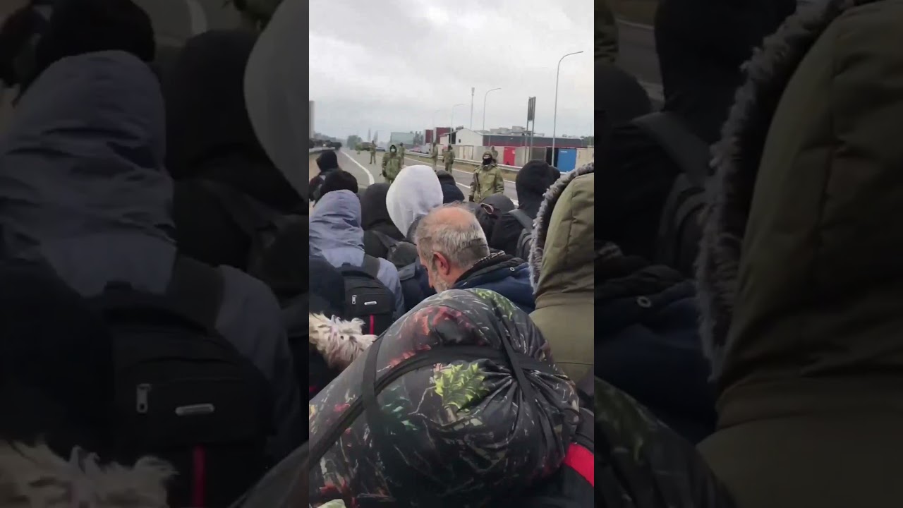 Так выглядит граница Белоруссии и Польши.