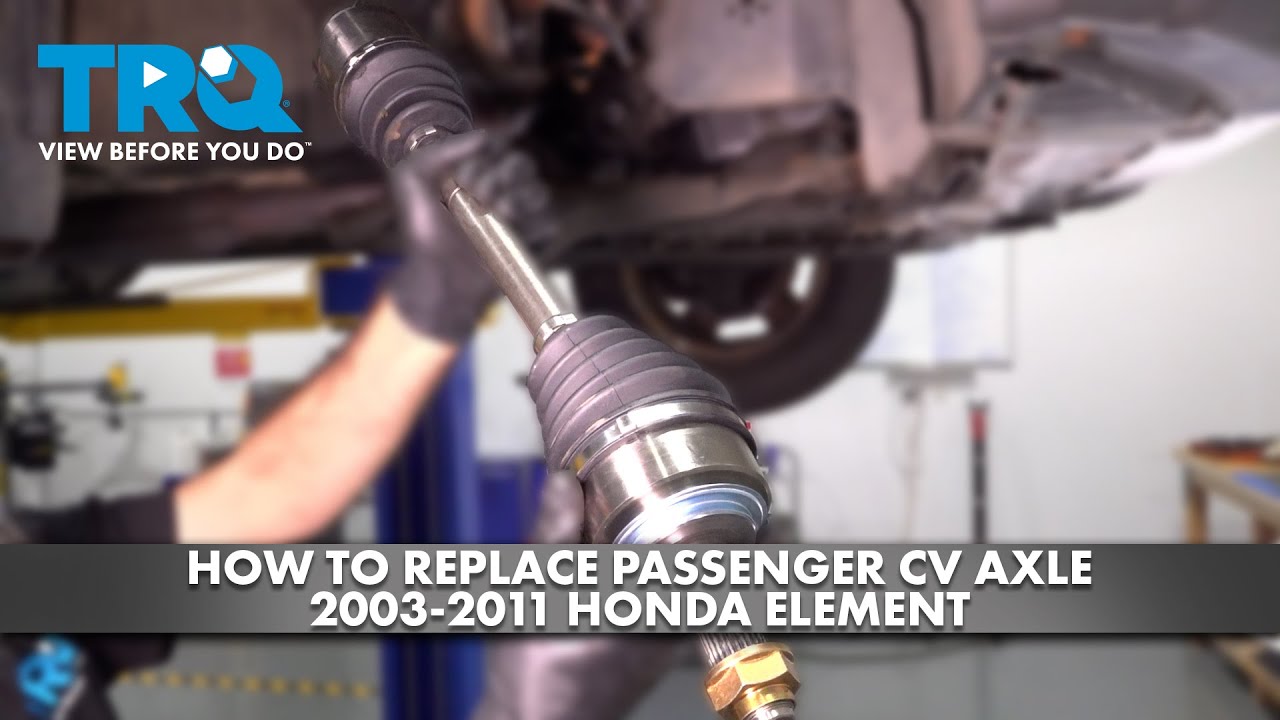 Как заменить ось привода карданного вала пассажира Honda Element 2003-2011