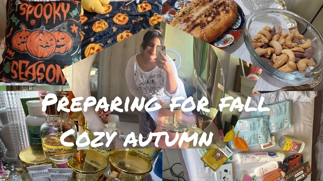 preparing for fall 2024🍁(cozy vibes;  fall haul ; fall decoration ; skincare ) hello September 🍁🎃