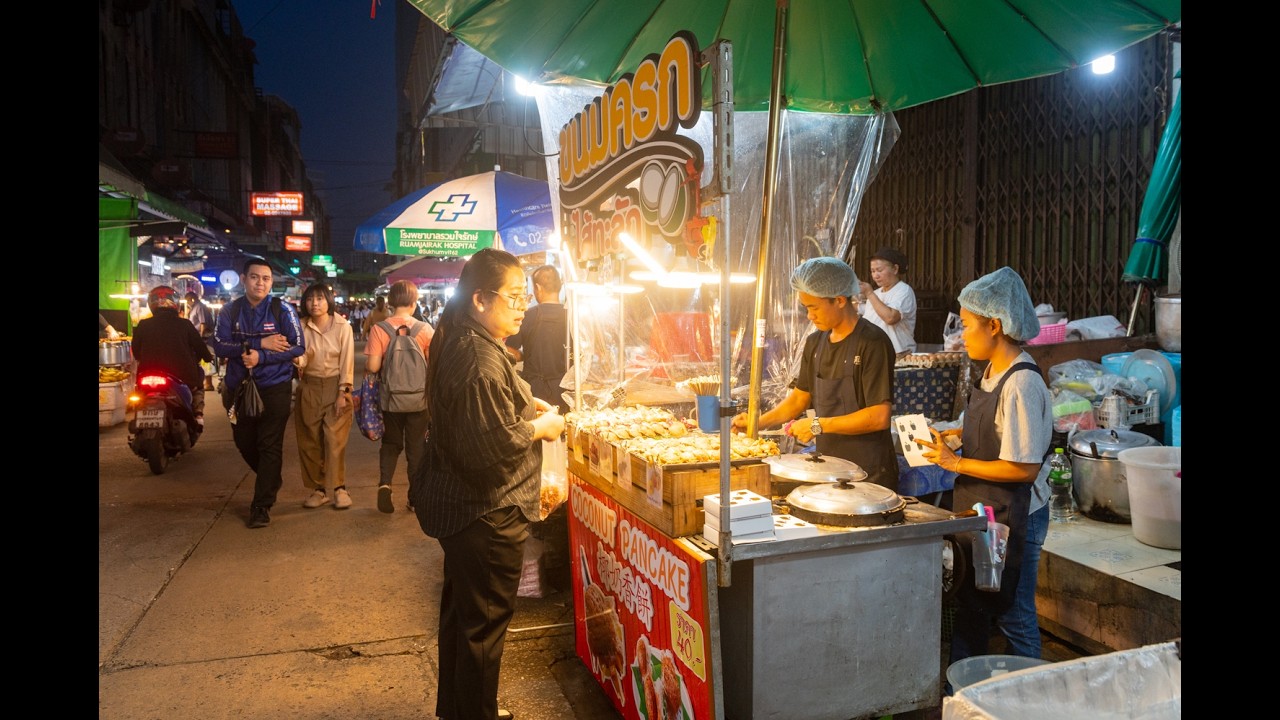 [4K] Walking tour Sukhumvit 77/1 a Bangkok street food and cheap massage near BTS On Nut station