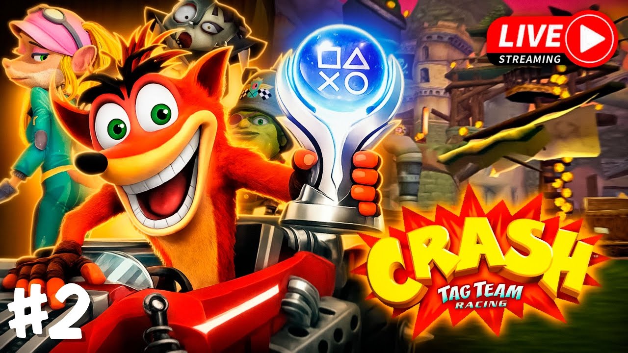 CRASH TAG TEAM RACING - FAZENDO O MODO HISTORIA