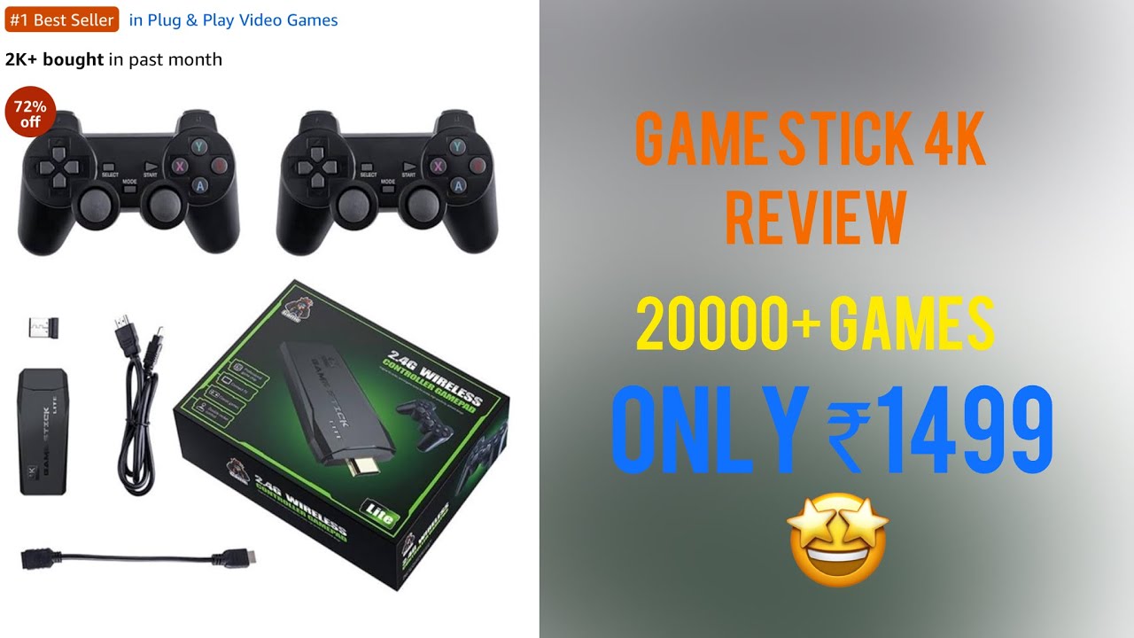 Video Game Stick 4K wireless video game review 🎮🤩 