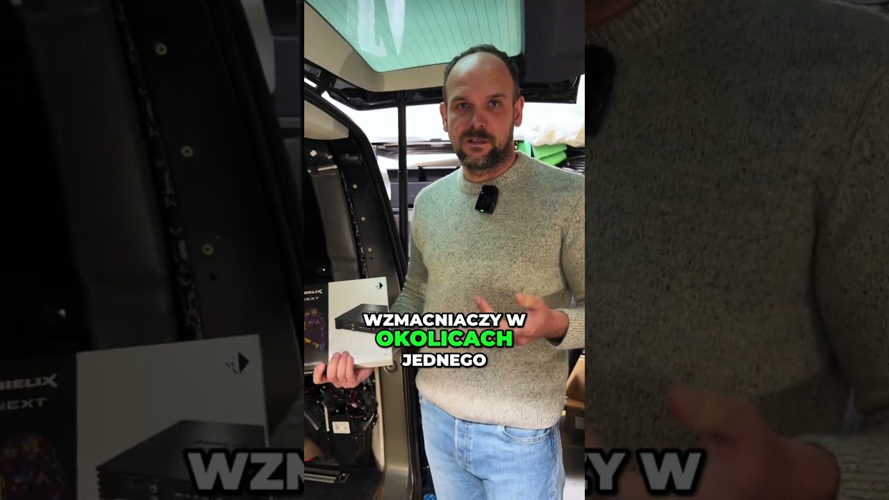 Volkswagen T6-1: Cztery Wzmacniacze Helix - Potęga Dźwięku! #shorts