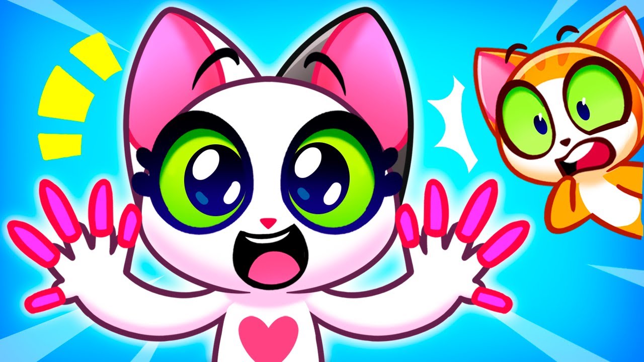 💅Long VS Short Nails Challenge Stories for Kids by Purr-Purr😻