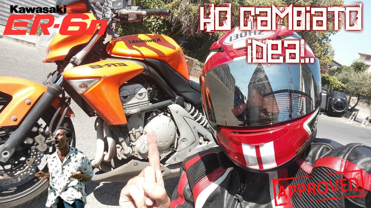 TEST Kawasaki ER-6n - Proviamo la moto di SINNAGGAGGHIRI 😆 (modello,non la sua) +Mi sono ricreduto!😎