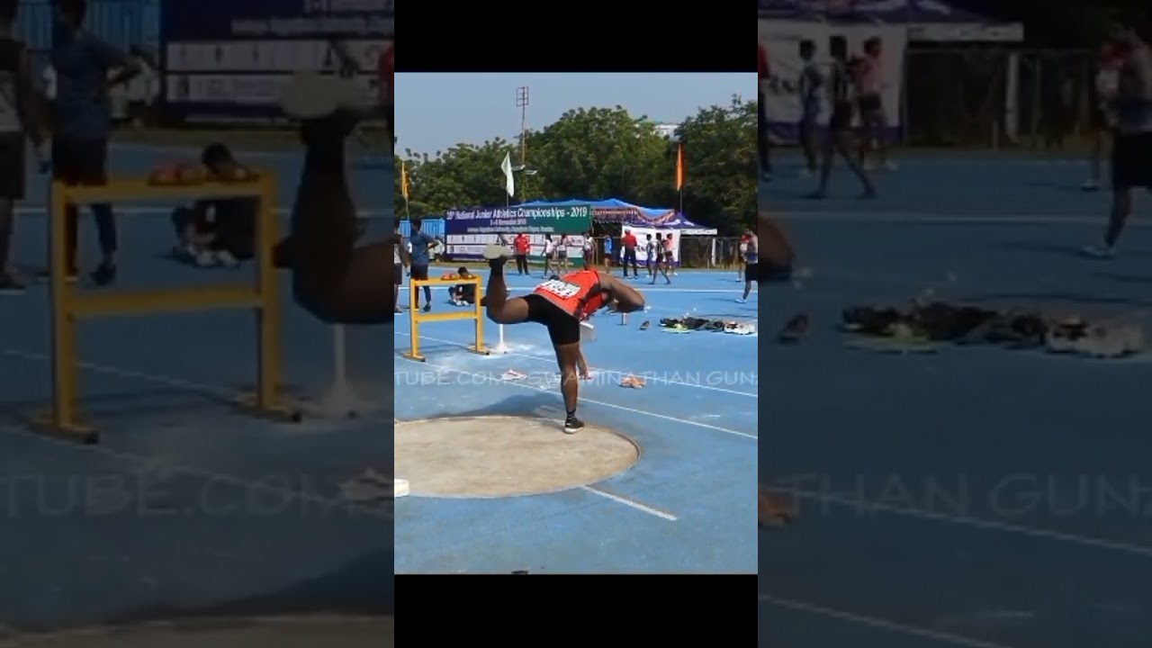 35th national junior athletics championships boys u 18 shot put throw