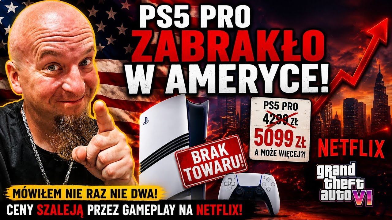 PS5 PRO ZNIKA Z P&Oacute;ŁEK! W USA JUŻ BRAKUJE KONSOL. CENY SZALEJĄ!