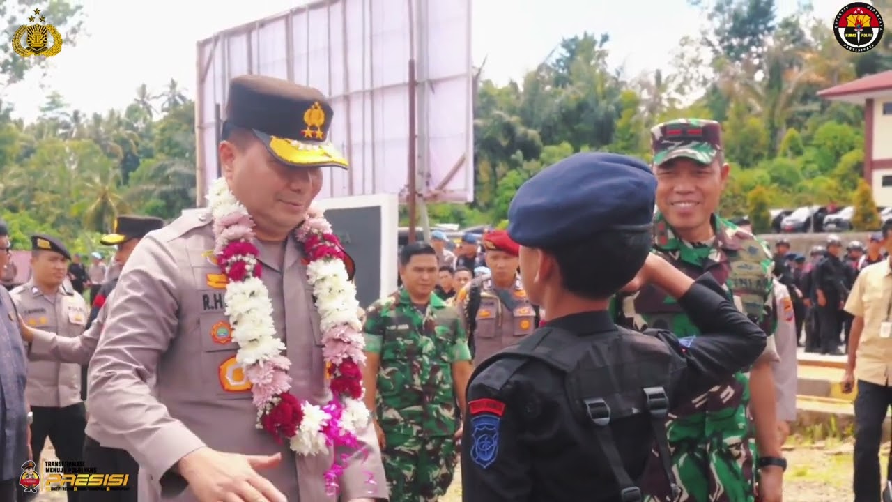 Kapolres Mitra terima kunjungan Kapolda Sulut dan Danrem 131/Santiago