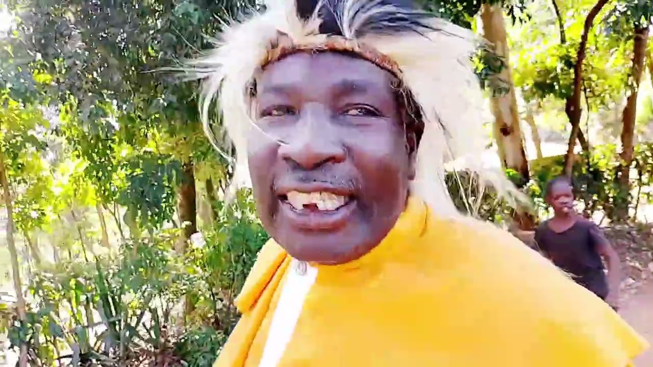 Commander Masinde Commanding Musambwa band in the anniversary of A member